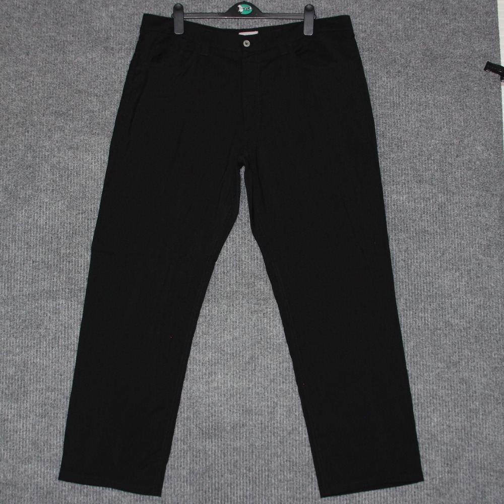 VTG‎ Versace Classic Black Virgin Wool Men's Dress Pants Trousers Italy Size 42